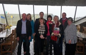 Guests at the launch of The Cliffs of Moher and the O'Brien Legacy at the Cliffs of Moher Visitors Centre